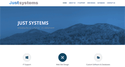 Desktop Screenshot of just-systems.co.uk